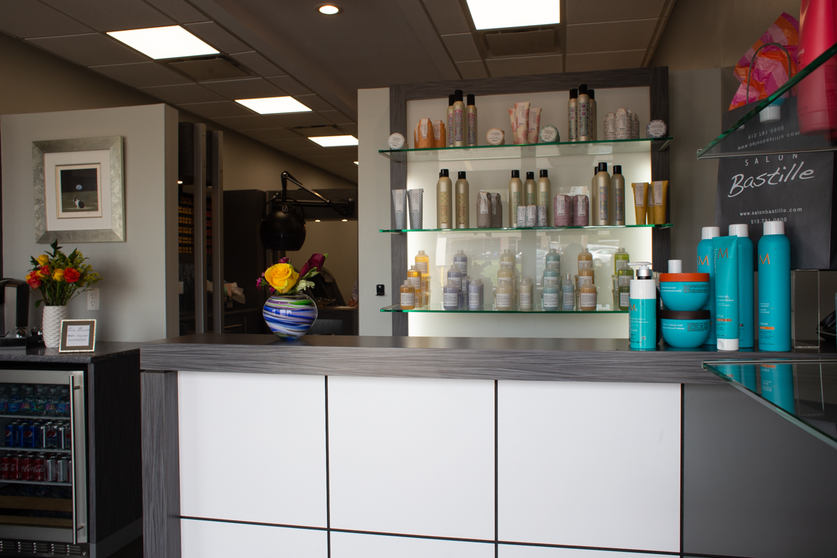 Inside Salon Bastille in Cincinnati