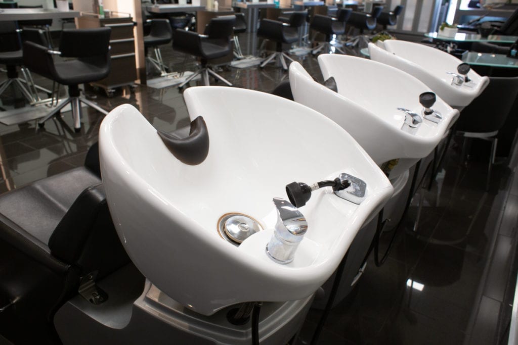 hair washing station