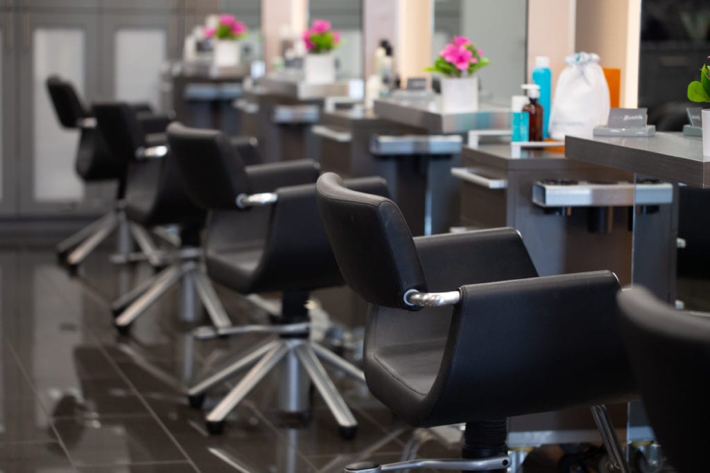 salon chairs